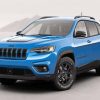 Blue Jeep Cherokee paint by number