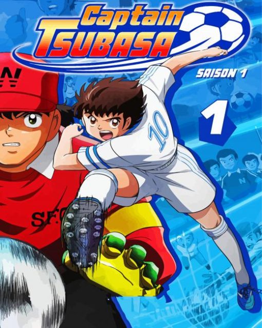 Captain Tsubasa Anime paint by number