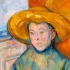 Child With Straw Hat Paul Cezanne Paint by number