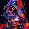 Colorful Star Wars Character paint by number