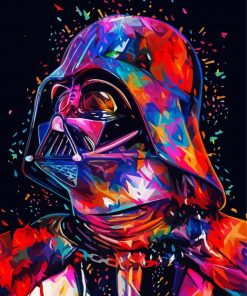 Colorful Star Wars Character paint by number