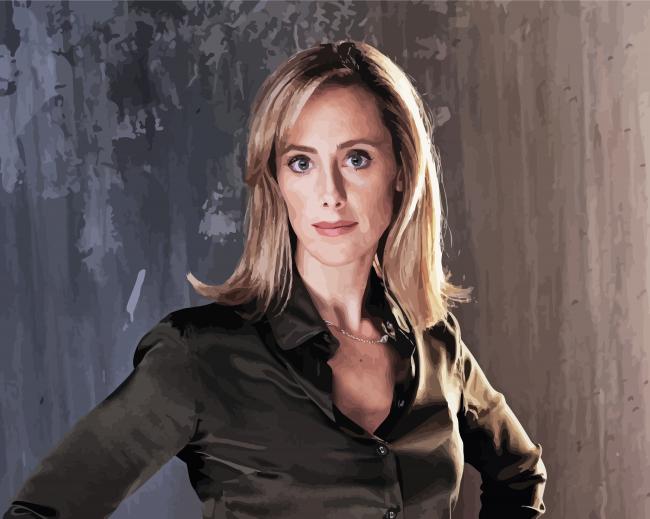 Cool Kim Raver paint by number