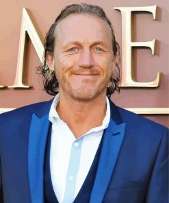 Jerome Flynn Smiling paint by number