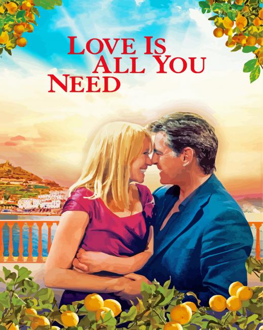 Love Is All You Need Poster Paint by number
