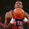 Patrick Ewing Basketball Player paint by number