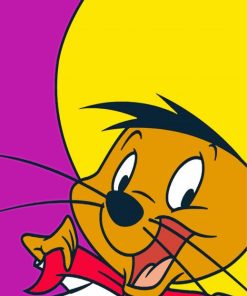 Speedy Gonzales Cartoon paint by number