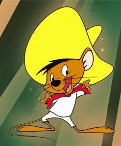 Speedy Gonzales Art Paint by number