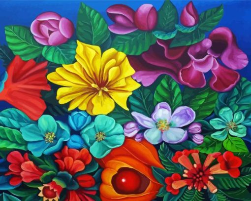 Spring Flower Bouquet Art paint by number