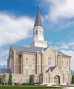Taylorsville Temple Paint by number