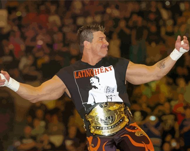 The Wrestler Eddie Guerrero paint by number