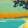 Traverse City Poster paint by number