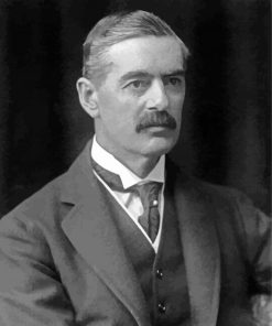 Vintage Neville Chamberlain paint by number