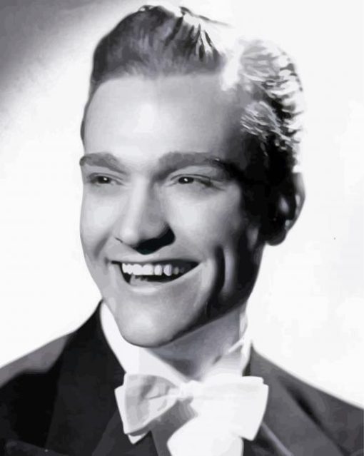 Young Red Skelton paint by number