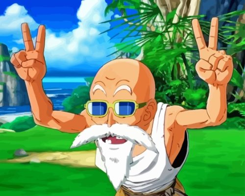 Master Roshi Paint By Numbers