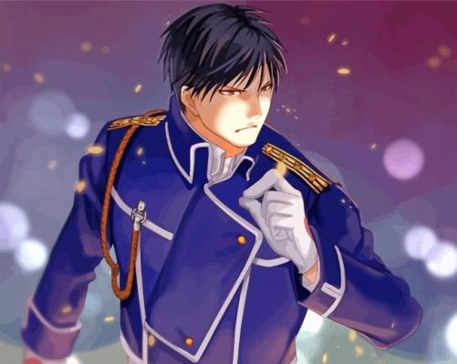 Roy Mustang Colonel Paint By Numbers