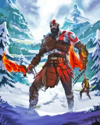 God Of War Ragnarok Paint By Numbers 