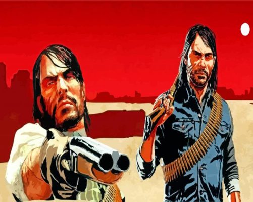 Red Dead Redemption Paint By Numbers