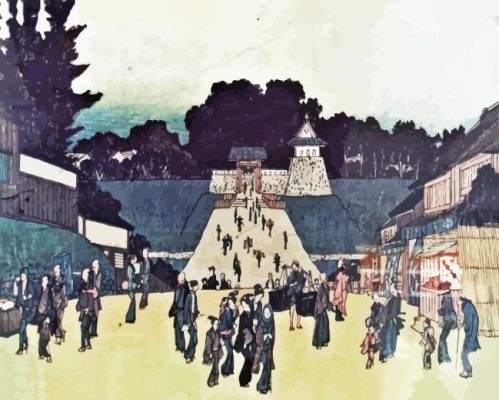 Vintage Ushigome Japan Paint By Numbers 