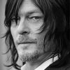 Black And White Norman Reedus Paint By Numbers