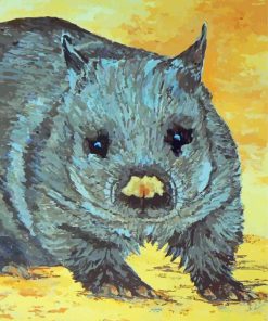 Wombat Animal Paint By Numbers