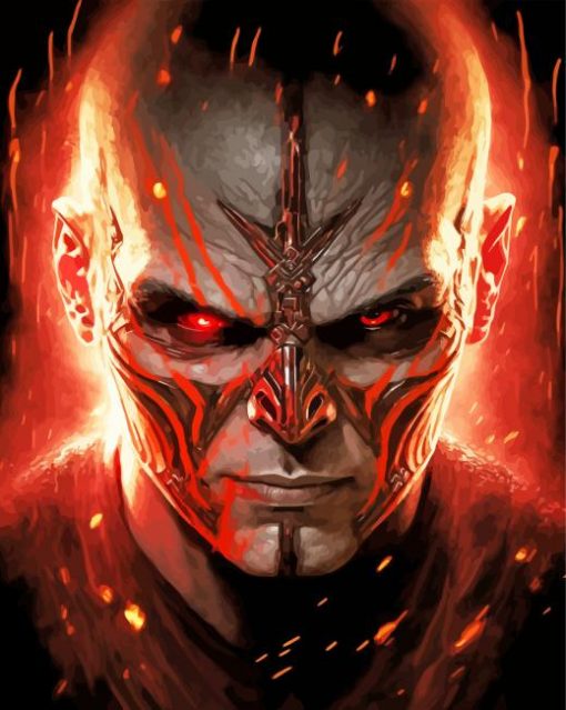 Evil Darth Bane Paint By Numbers
